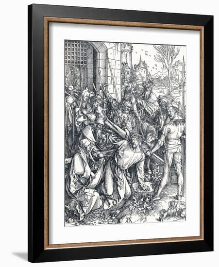 Christ Bearing the Cross, 1498-Albrecht Dürer-Framed Giclee Print