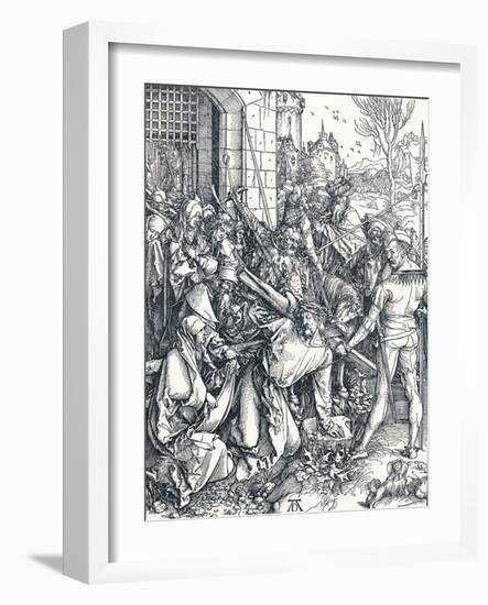 Christ Bearing the Cross, 1498-Albrecht Dürer-Framed Giclee Print