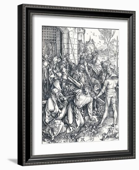 Christ Bearing the Cross, 1498-Albrecht Dürer-Framed Giclee Print