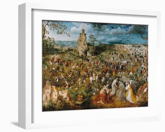 Christ Bearing the Cross, 1569-Pieter Bruegel the Elder-Framed Giclee Print