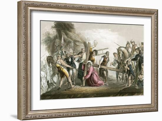 Christ Bearing the Cross-Paolo Veronese-Framed Giclee Print