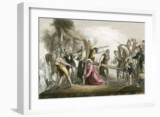 Christ Bearing the Cross-Paolo Veronese-Framed Giclee Print