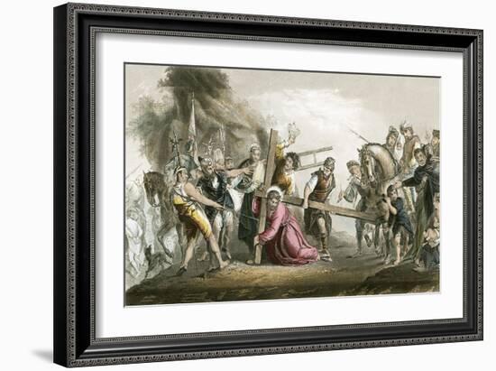 Christ Bearing the Cross-Paolo Veronese-Framed Giclee Print