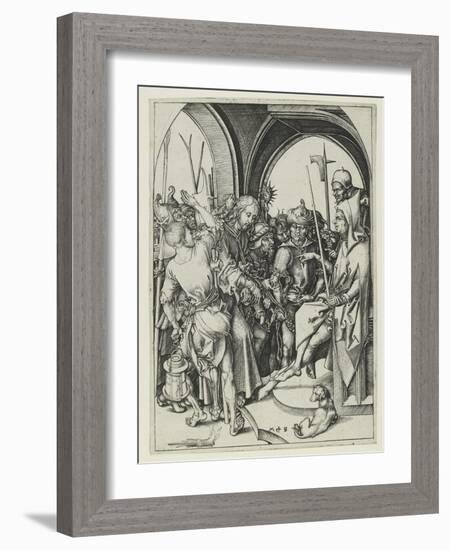 Christ before Annas-Martin Schongauer-Framed Giclee Print