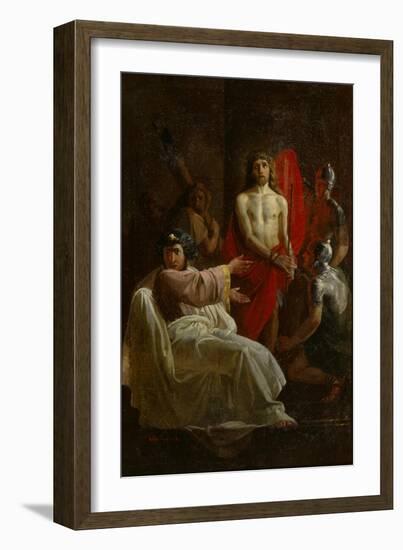 Christ before Pilate, 1844-Yevgraf Semyonovich Sorokin-Framed Giclee Print