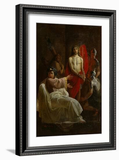 Christ before Pilate, 1844-Yevgraf Semyonovich Sorokin-Framed Giclee Print