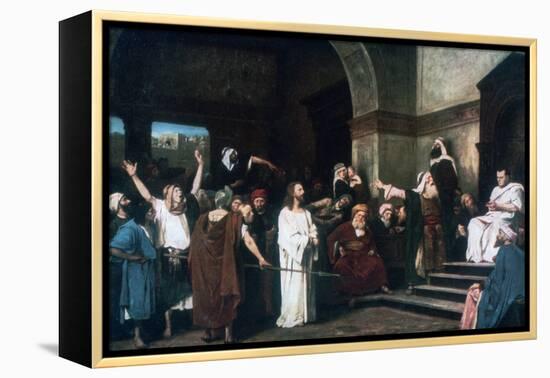 Christ before Pilate, 1881-Mihaly Munkacsy-Framed Premier Image Canvas
