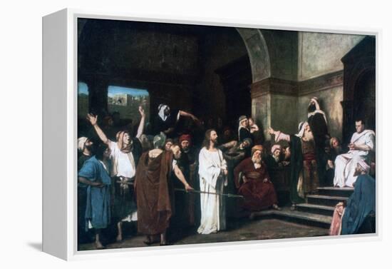 Christ before Pilate, 1881-Mihaly Munkacsy-Framed Premier Image Canvas