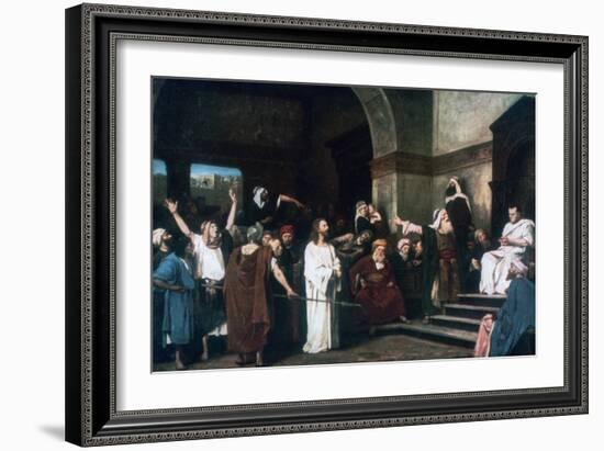 Christ before Pilate, 1881-Mihaly Munkacsy-Framed Giclee Print