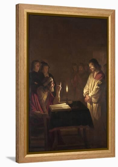 Christ before the High Priest, C. 1617-Gerrit van Honthorst-Framed Premier Image Canvas