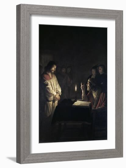 Christ Before the High Priest-Gerrit van Honthorst-Framed Giclee Print