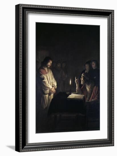 Christ Before the High Priest-Gerrit van Honthorst-Framed Giclee Print