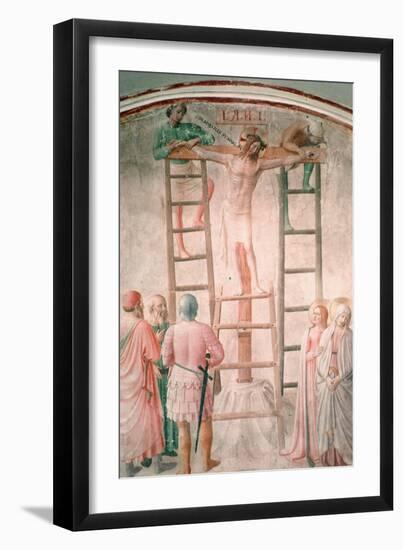 Christ Being Nailed to the Cross by Angelico-Fra Angelico-Framed Art Print