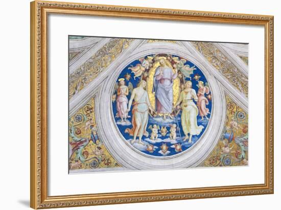 Christ Between Mercy and Justice, 1508-Pietro Vannucci-Framed Giclee Print