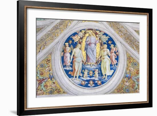 Christ Between Mercy and Justice, 1508-Pietro Vannucci-Framed Giclee Print