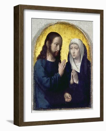 Christ Bidding Farewell to His Mother, 1490-1495-Gerard David-Framed Giclee Print