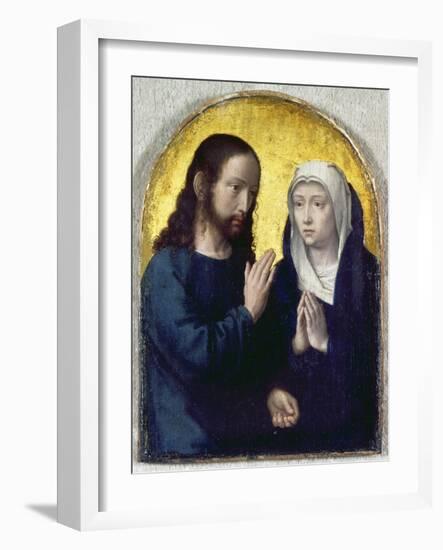 Christ Bidding Farewell to His Mother, 1490-1495-Gerard David-Framed Giclee Print