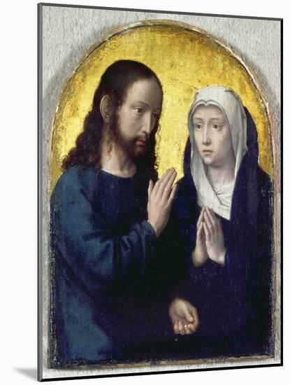 Christ Bidding Farewell to His Mother, 1490-1495-Gerard David-Mounted Giclee Print