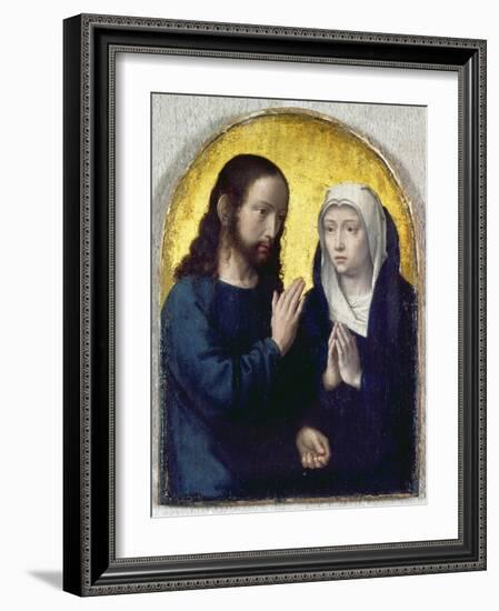 Christ Bidding Farewell to His Mother, 1490-1495-Gerard David-Framed Giclee Print