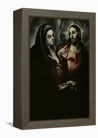 Christ Bids Farewell To His Mother-El Greco-Framed Premier Image Canvas