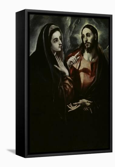 Christ Bids Farewell To His Mother-El Greco-Framed Premier Image Canvas