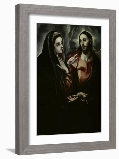 Christ Bids Farewell To His Mother-El Greco-Framed Giclee Print