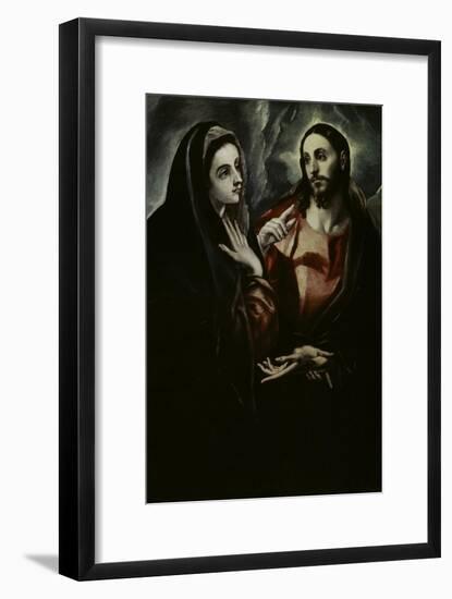 Christ Bids Farewell To His Mother-El Greco-Framed Giclee Print