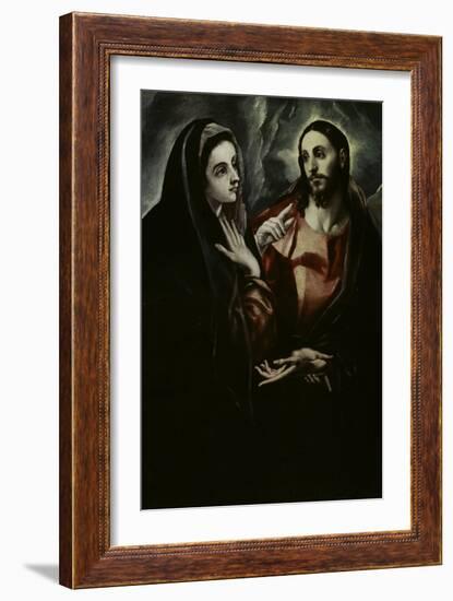 Christ Bids Farewell To His Mother-El Greco-Framed Giclee Print