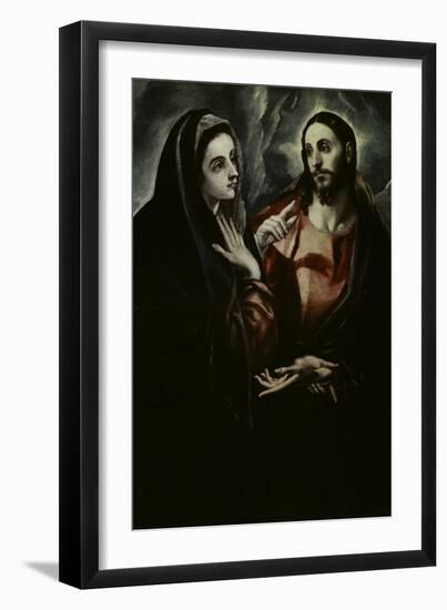 Christ Bids Farewell To His Mother-El Greco-Framed Giclee Print