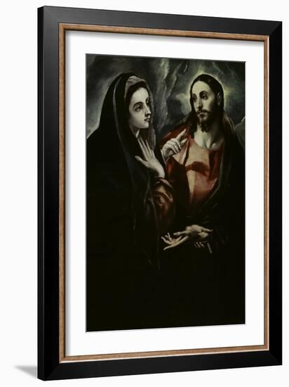 Christ Bids Farewell To His Mother-El Greco-Framed Giclee Print