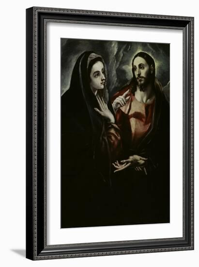 Christ Bids Farewell To His Mother-El Greco-Framed Giclee Print