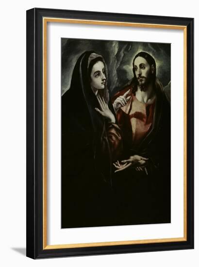 Christ Bids Farewell To His Mother-El Greco-Framed Giclee Print