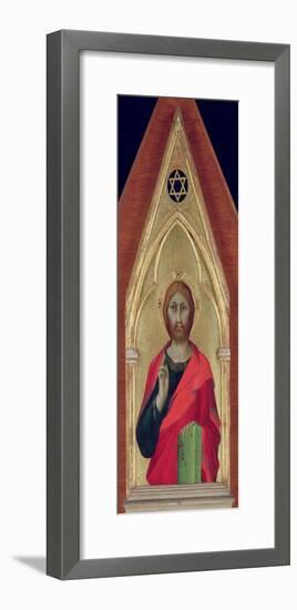 Christ Blessing, c.1325-Barna Da Siena-Framed Giclee Print