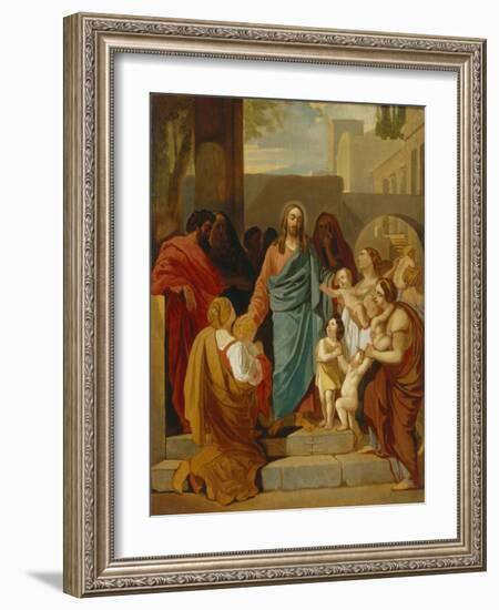 Christ Blessing the Children, 1824-Karl Pavlovich Briullov-Framed Giclee Print