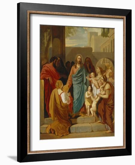 Christ Blessing the Children, 1824-Karl Pavlovich Briullov-Framed Giclee Print