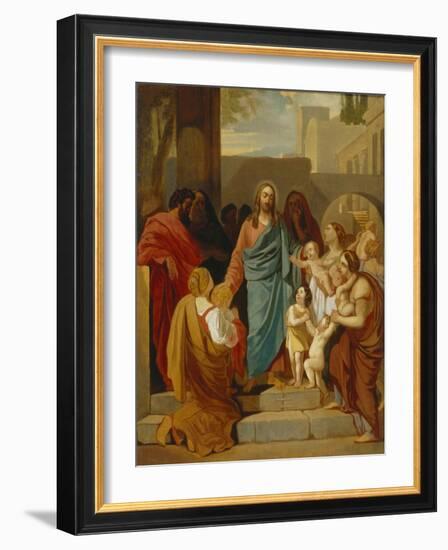 Christ Blessing the Children, 1824-Karl Pavlovich Briullov-Framed Giclee Print