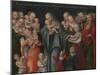 Christ Blessing the Children, c.1545-50-Lucas the Younger Cranach-Mounted Giclee Print