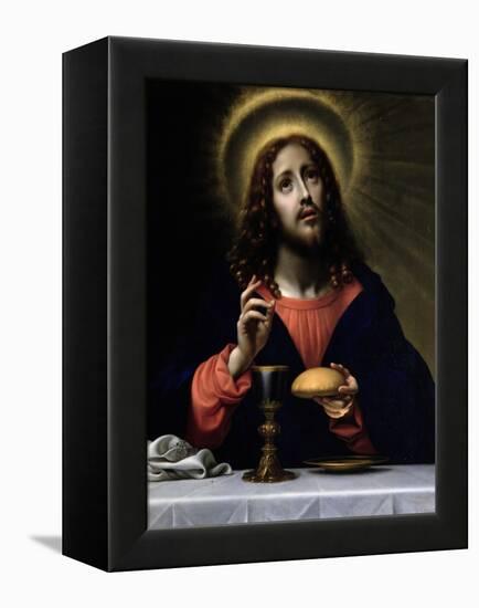 Christ Blessing the Sacraments-Carlo Dolci-Framed Premier Image Canvas