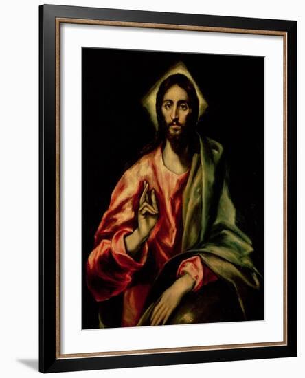 Christ Blessing-El Greco-Framed Giclee Print