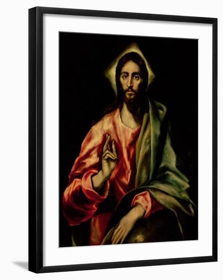 Christ Blessing-El Greco-Framed Giclee Print