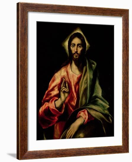 Christ Blessing-El Greco-Framed Giclee Print