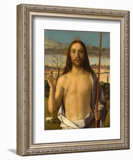 Christ Blessing-Giovanni Bellini-Framed Giclee Print