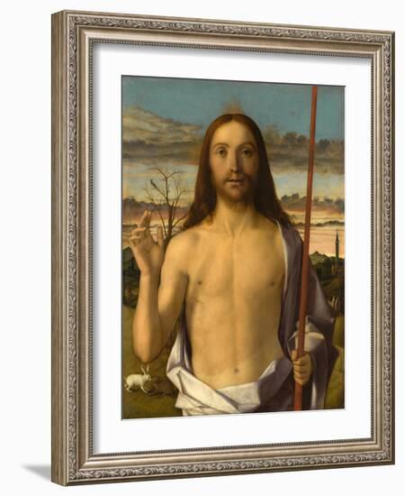 Christ Blessing-Giovanni Bellini-Framed Giclee Print