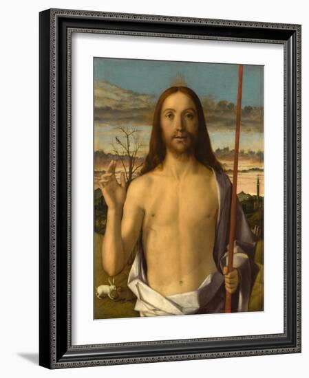 Christ Blessing-Giovanni Bellini-Framed Giclee Print