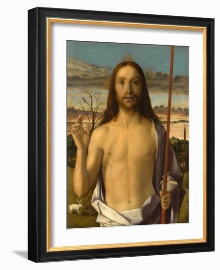 Christ Blessing-Giovanni Bellini-Framed Giclee Print