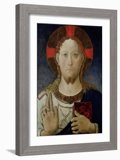 Christ Blessing-Lazzaro Bastiani-Framed Giclee Print