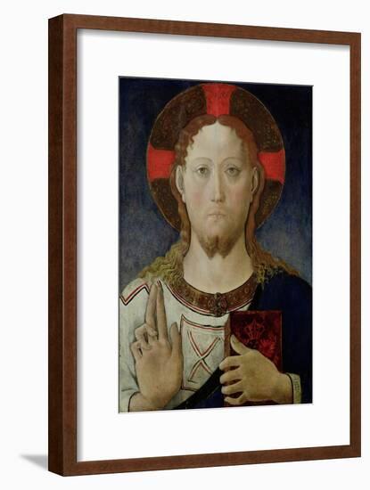 Christ Blessing-Lazzaro Bastiani-Framed Giclee Print