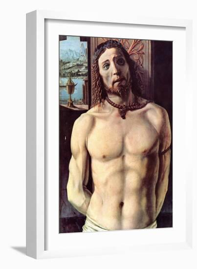 Christ Bound to the Column-Donato Bramante-Framed Art Print