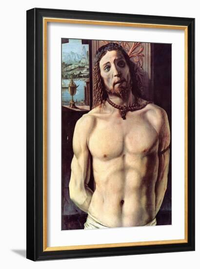 Christ Bound to the Column-Donato Bramante-Framed Art Print