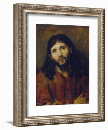 Christ, C.1648/50 (Oil on Oak Panel)-Rembrandt van Rijn-Framed Giclee Print